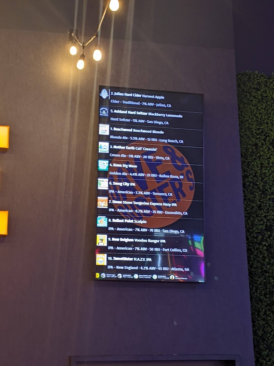 Menu Dave & Buster's Long Beach-4