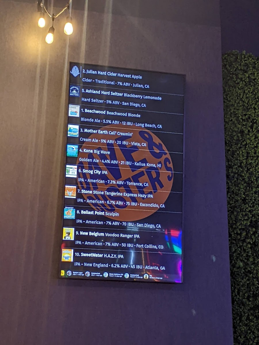 Menu Dave & Buster's Long Beach-5